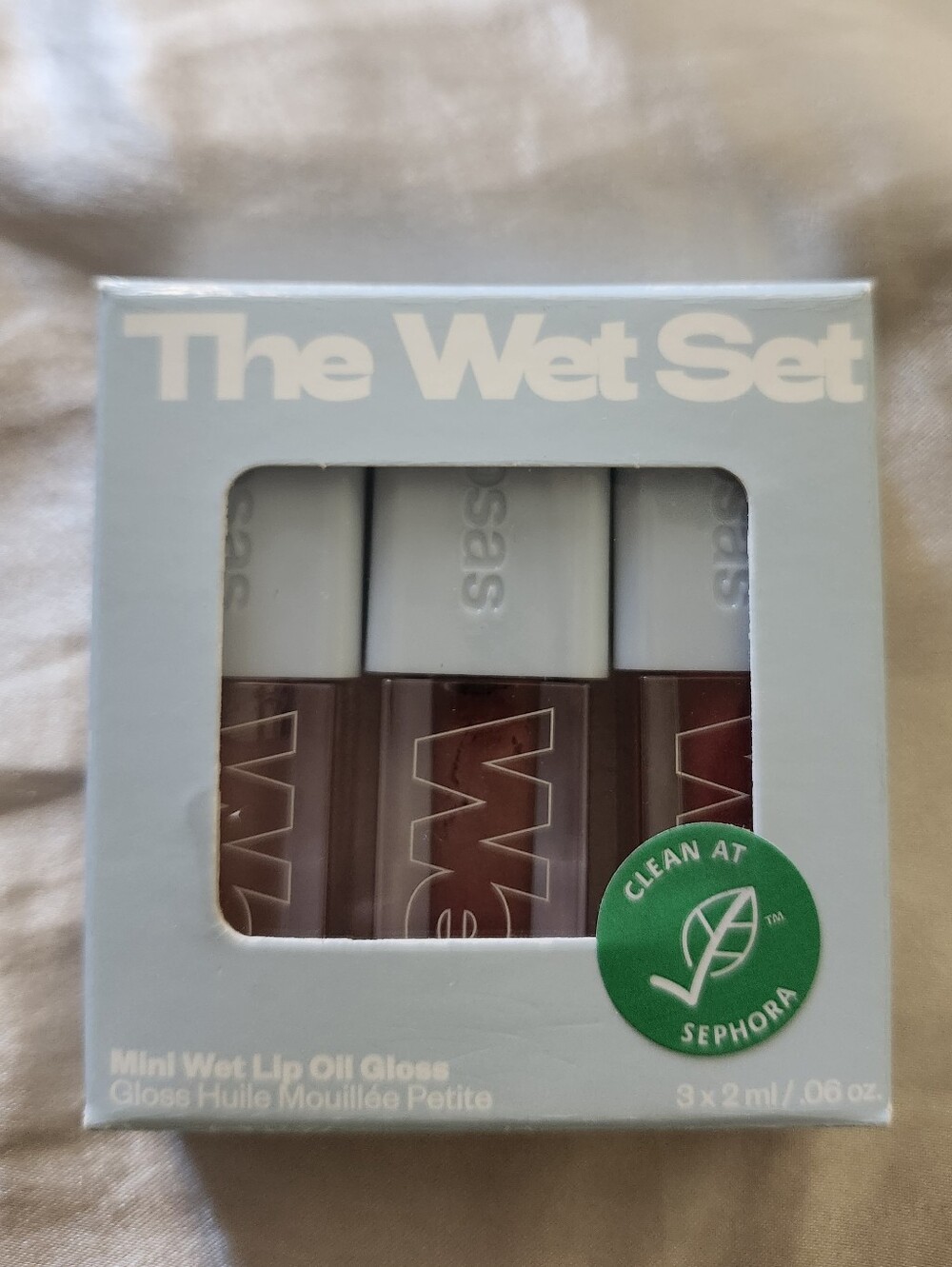 Mini Kosas Wet Lip Oil Gloss Trio - 3 .06oz Varying Shades